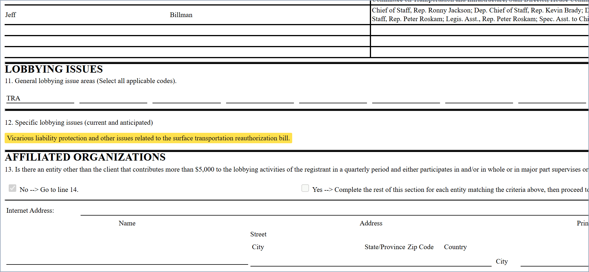 Highlighted Uber LDA registration for vicarious liability protection